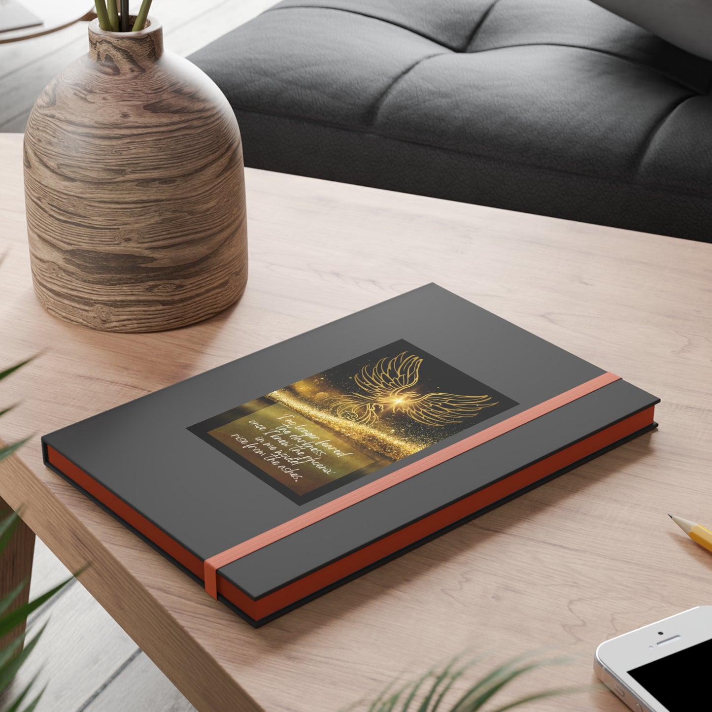 "Phoenix Rising" Notebook - Chronicle Your Journey of Resilience and Triumph - 689 Designs