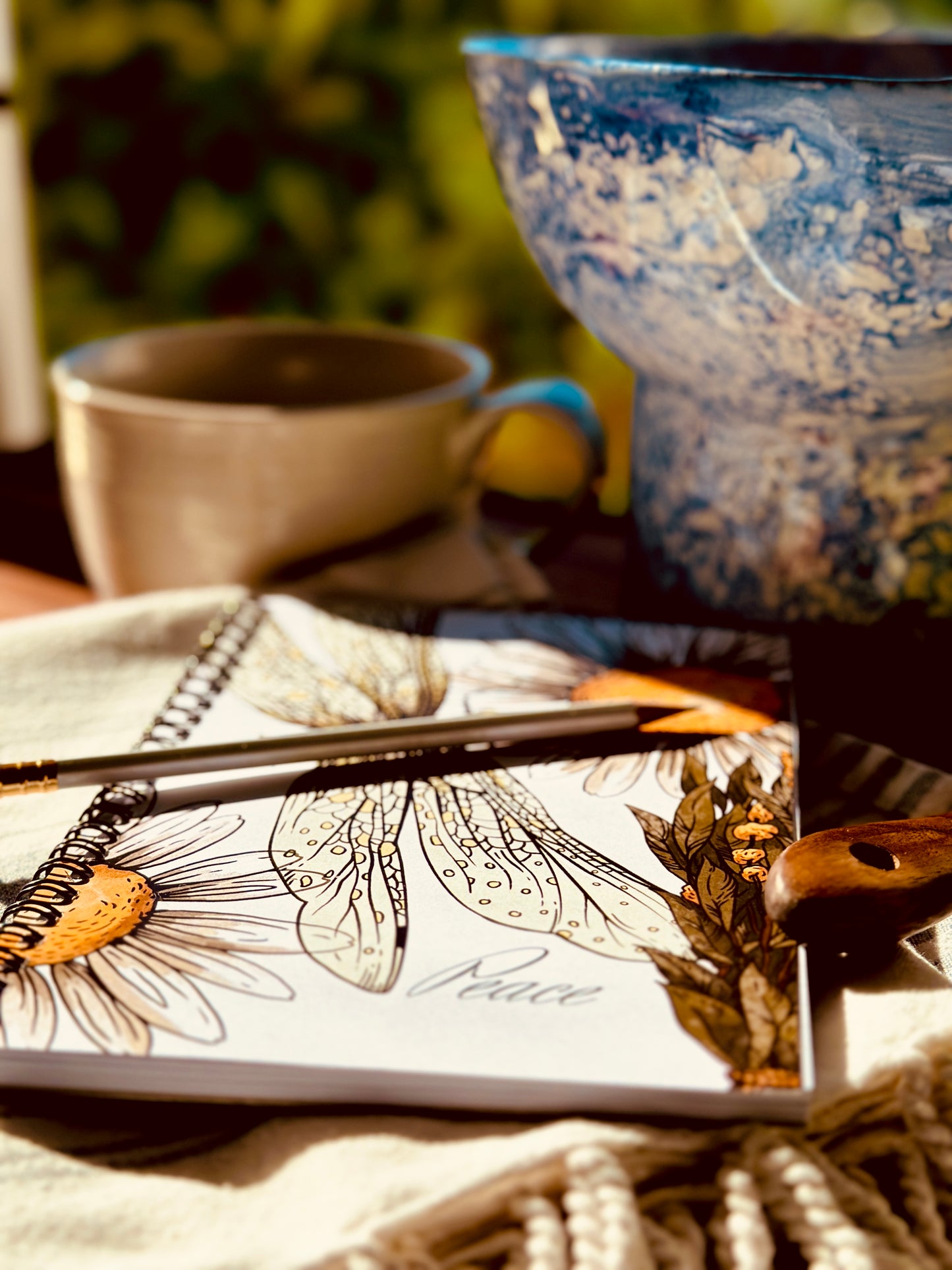 "Peace Spiral Notebook" - Your Sanctuary of Serenity and Thoughtful Reflection