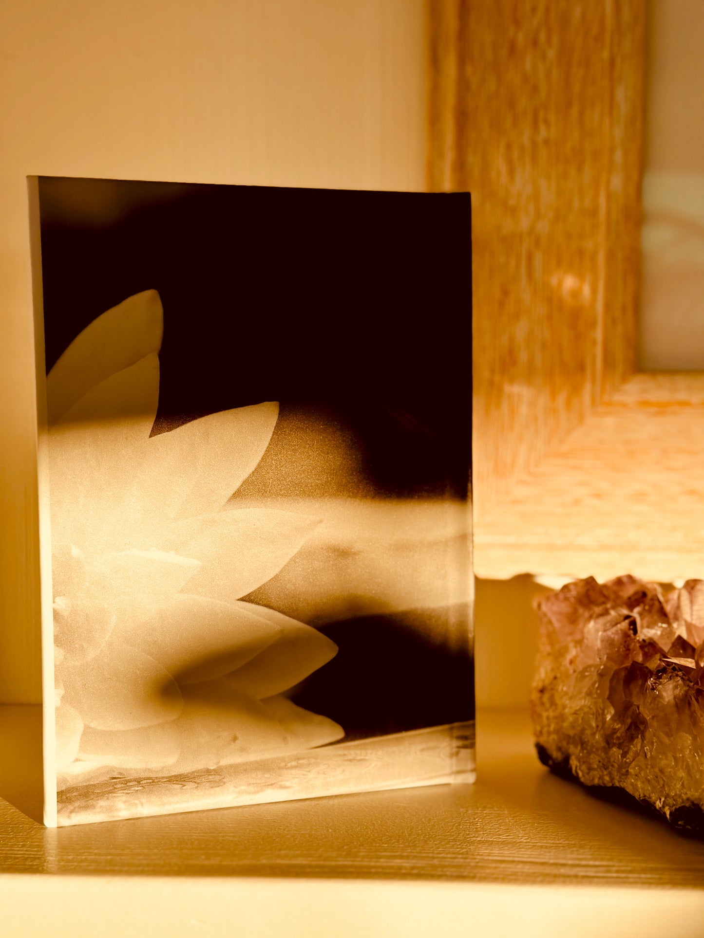 "You Are Loved" Lined Sketchbook with Elegant Lotus Flower