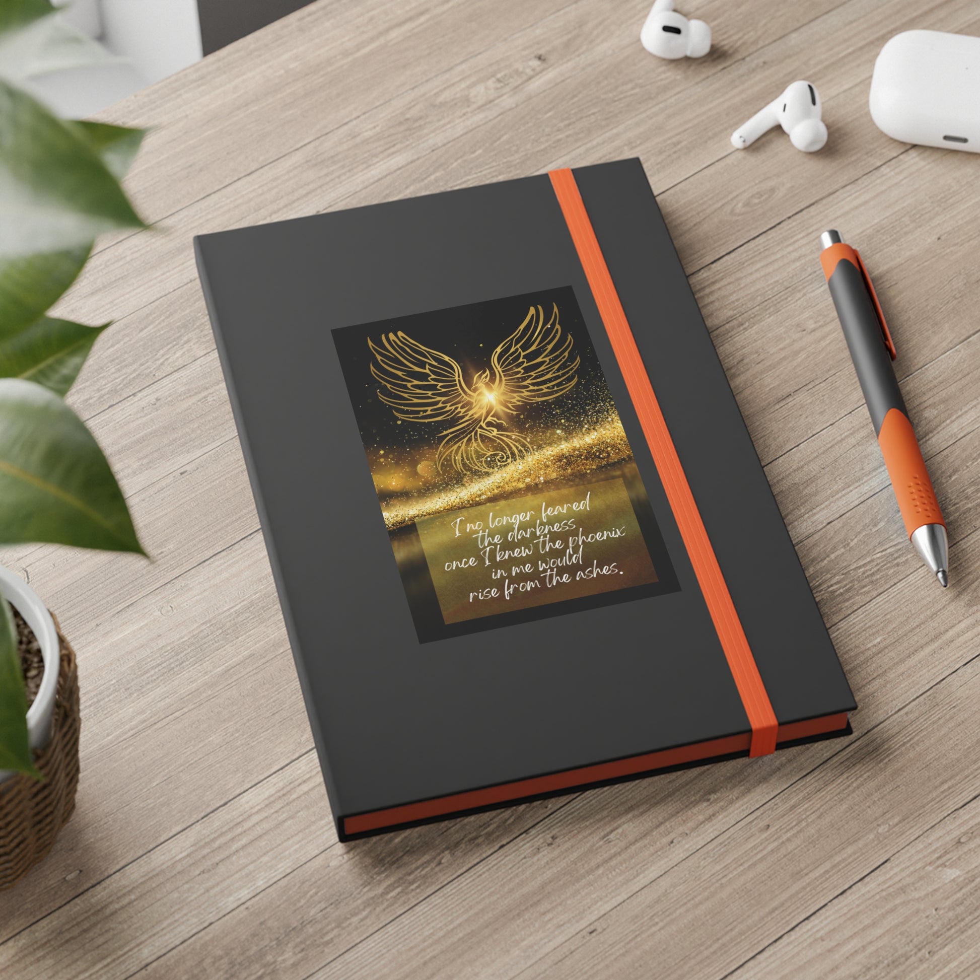 "Phoenix Rising" Notebook - Chronicle Your Journey of Resilience and Triumph - 689 Designs