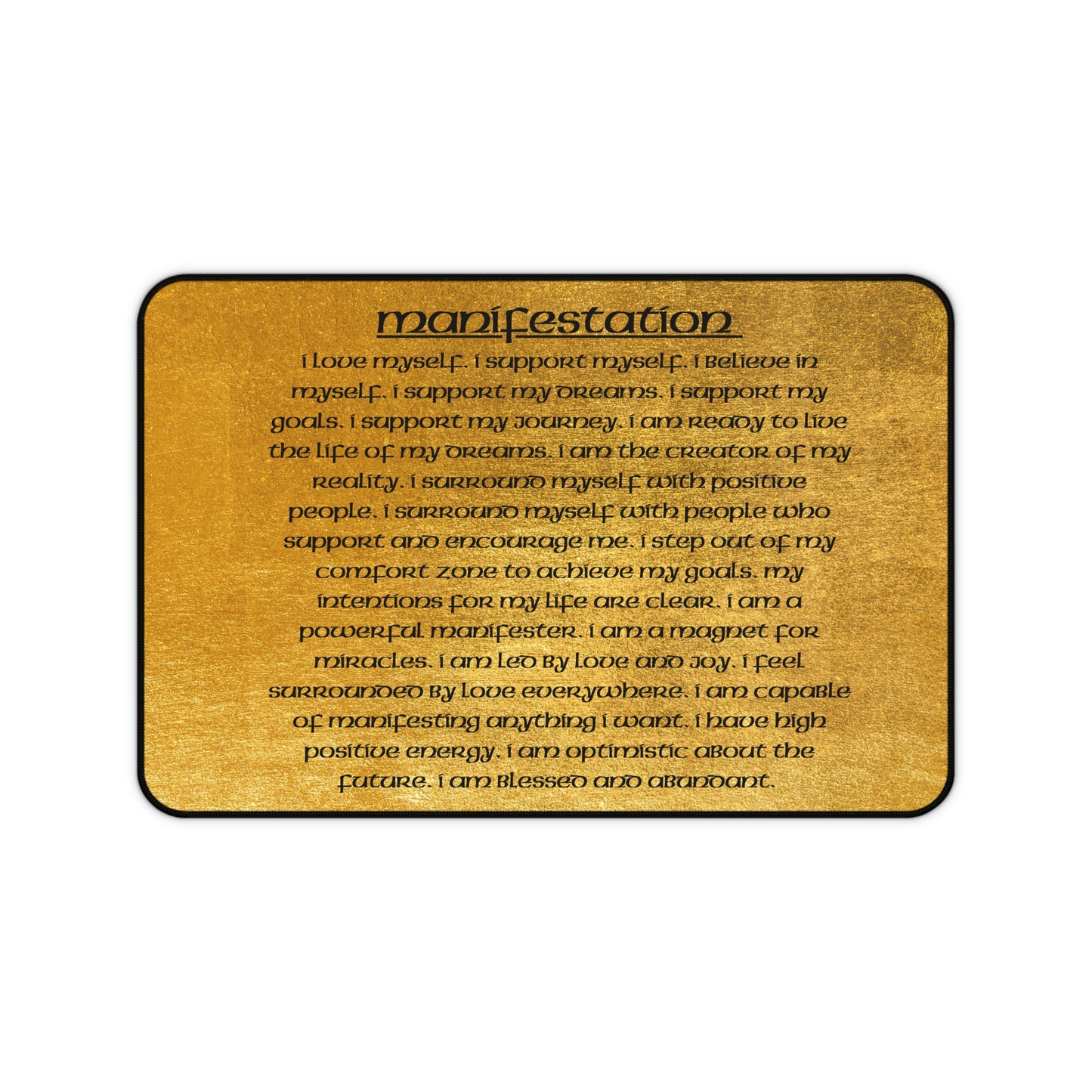 "Manifestation Magic" Desk Mat: Design Your Destiny Every Day