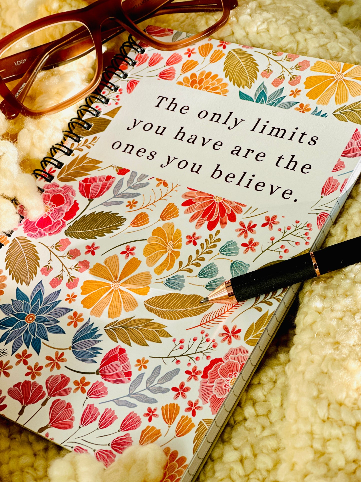 "Boundless Inspiration" Spiral Notebook: Limiting Beliefs